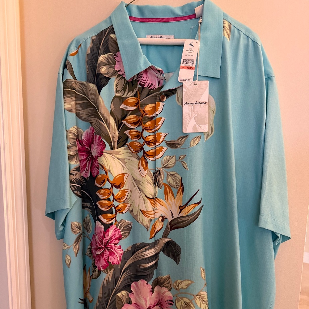Tommy Bahama Shirt, NWT, Men's XXXL/TTTG,